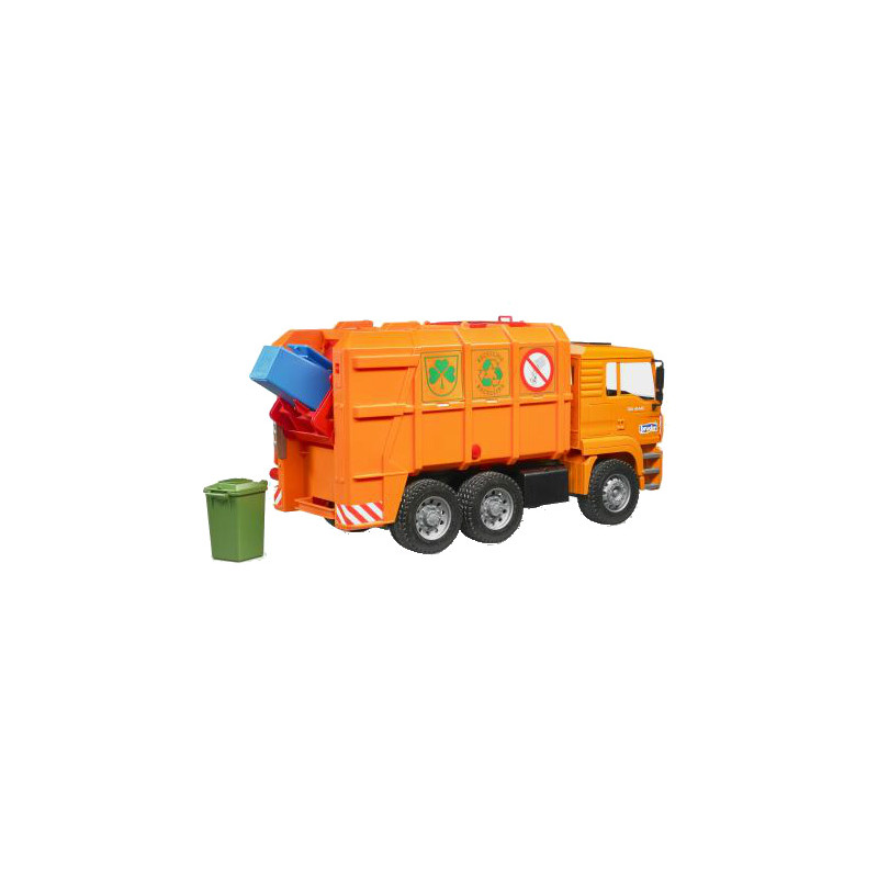 Camion De Ramassage en plastique pour enfant - Orange