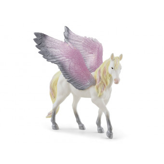 Figurine licorne ailée arc-en-ciel, poulain — Griffon