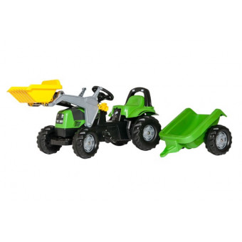 Rolly Toys - 710126 - Tracteur à pédales J.Deere 7930 146 cm avec pneus à  chambre à air, boîtier de vitesse, pelle et freins : : Jeux et  Jouets