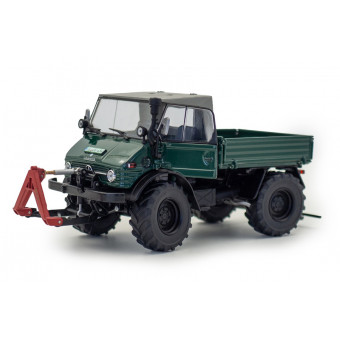 Unimog 406 vert foncé avec capote - Weise-Toys 1048