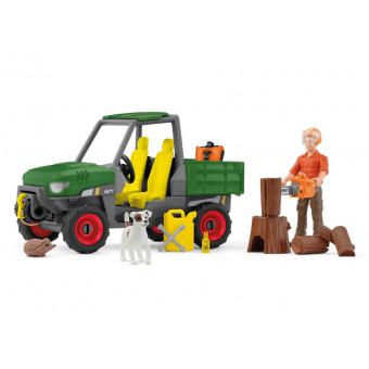 Garde forestier avec véhicule - Schleich 42659