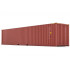 Container maritime 40 pieds marron - Marge Models 2324-02