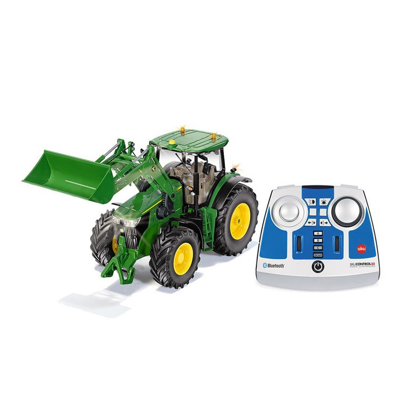 Tracteur télécommandé, voiture télécommandée à partir de 3 4 5 ans,  tracteur jouet à partir de 3 ans, tracteur RC avec téléco